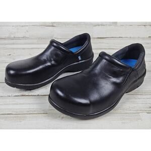 TIMBERLAND PRO Newbury ESD Slip-On (87528) Women's Alloy Toe Work Shoes Sz 9M